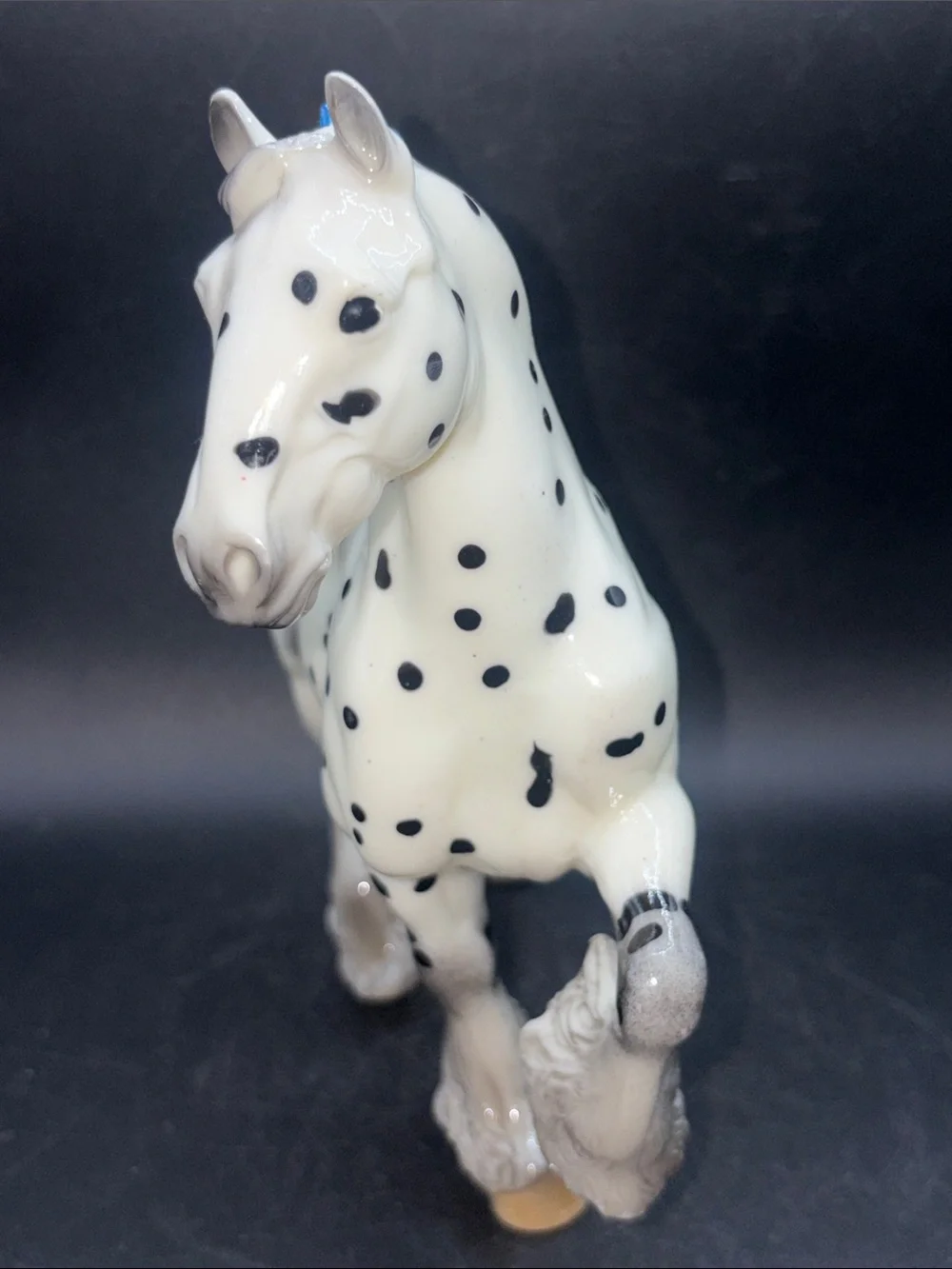 Breyer Triton Glossy Leopard Appaloosa Blue Ribbons Horse Retired Web Exclusive